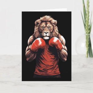 Leeuw Boxer Boksen MMA Kickboksen Kaart