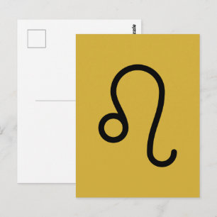 Leeuw Briefkaart