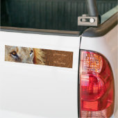 Leeuw bumpersticker (Op Truck)