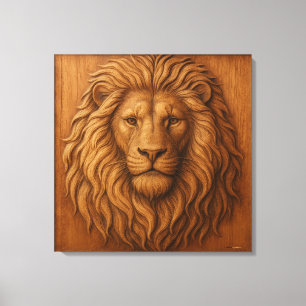 LEEUW CANVAS AFDRUK