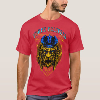Leeuw Cyberpunk Dystopische Futuristische Postmode T-shirt