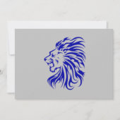 Leeuw de koning van het oerwoud, leeuwenliefhebber kaart (Voorkant)