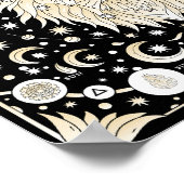 Leeuw: De zonne-superster Poster (Hoek)