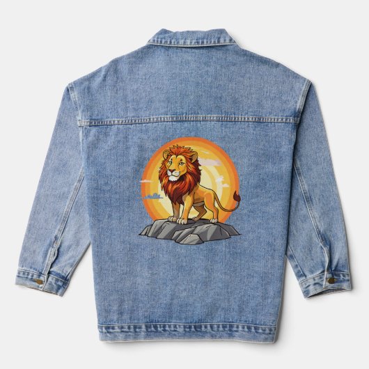 Leeuw Denim Jacket (Achterkant)