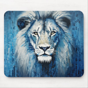 Leeuw Dier Art Decor Verf Mozaïek Muismat