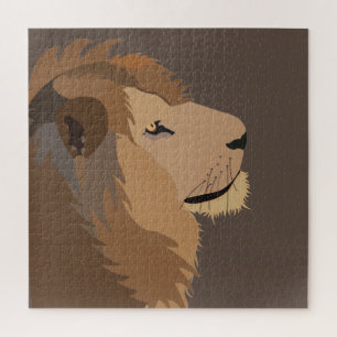 Leeuw Dier Wilde Dieren Grote Kat Legpuzzel