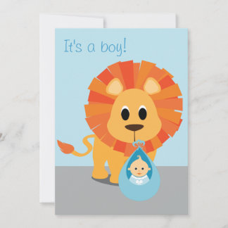 Leeuw en Baby - Het is een jongen!