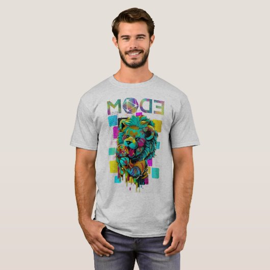 Leeuw en ijs t-shirt (Voorkant volledig)