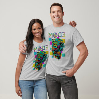 Leeuw en ijs t-shirt