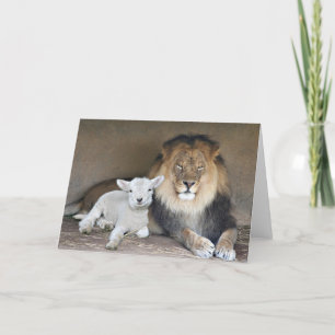 Leeuw en lam kaart