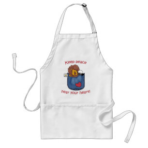 Leeuw en Lam pocket pals Standaard Schort