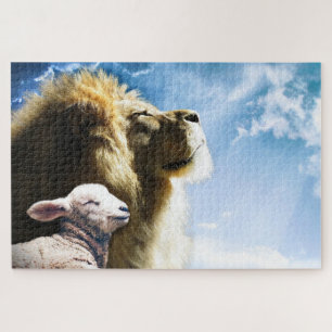 Leeuw en Lam Puzzel