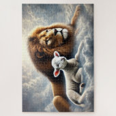 Leeuw en Lam Puzzel (Verticaal)