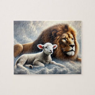 Leeuw en Lam Puzzel