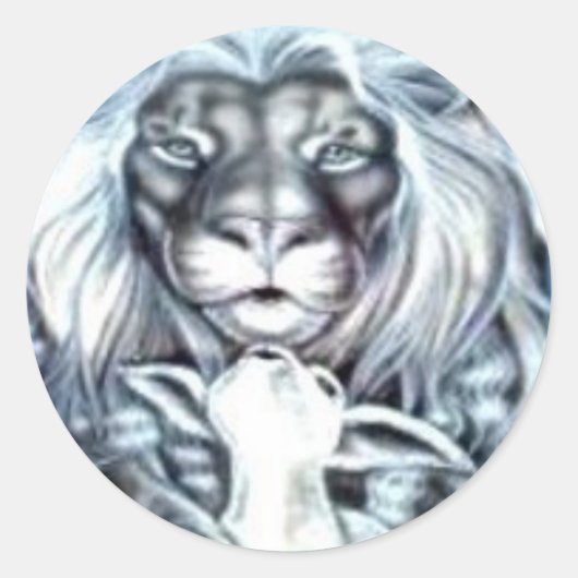 Leeuw en Lam stickers (Voorkant)