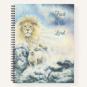 Leeuw en Lam Vertrouwen in het Lord Journal Notitieboek