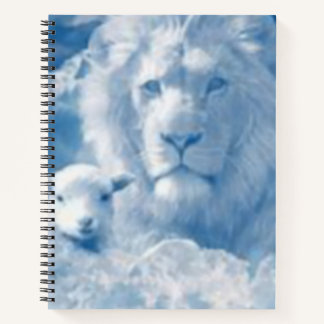 Leeuw en Lam Wolken Notitieboek