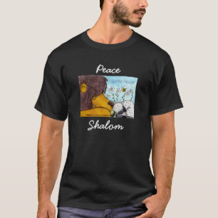 Leeuw en Lam Zachte vrede T-shirt
