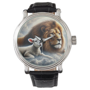 Leeuw en Lamb Watch Horloge