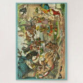 Leeuw en Leeuwin bruiloft Legpuzzel (Verticaal)