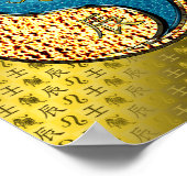 Leeuw en waterdraak poster (Hoek)