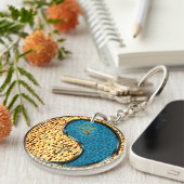 Leeuw en waterrat sleutelhanger (Voorkant Rechts)