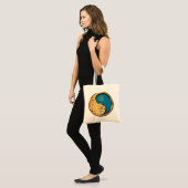 Leeuw en waterrat tote bag (Voorkant (model))