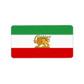 Leeuw- en Zonvlag STICKERS Retouradreslabel (Voorkant)