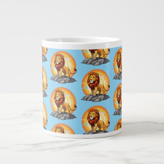 Leeuw Extra Grote Beker (Voorkant)