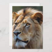 Leeuw Feestdagenkaart (Voorkant / Achterkant)