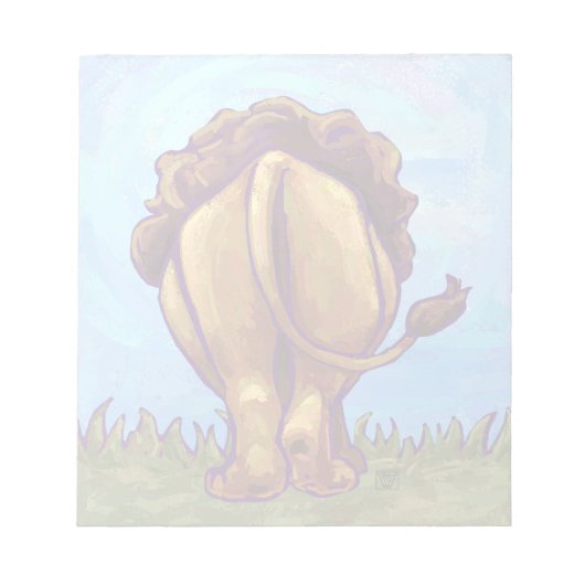 Leeuw Geschenken & Accessoires Notitieblok (Voorkant)