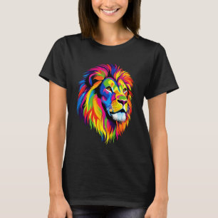 Leeuw Grote Kat Leeuwen Manen Leeuw Liefde Wilde L T-shirt