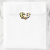 Leeuw Heartimal sticker (Tas)