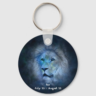 Leeuw Horoscoop Knop Sleutelhanger