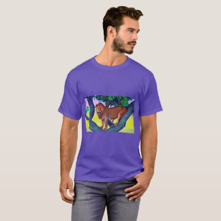 Leeuw in de boom t-shirt