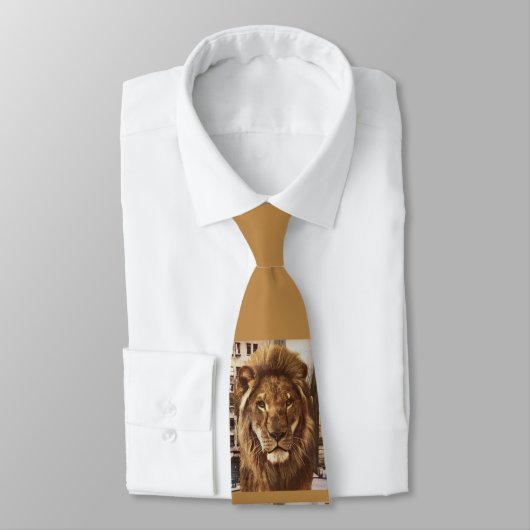 leeuw in de stad stropdas (Gebonden)