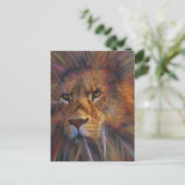 Leeuw in het Briefkaart Galerij (Staand voorkant)