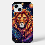 Leeuw in kosmische sterrenstelsels Case-Mate iPhone case (Achterkant)