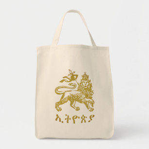 Leeuw Juda Haile Selassie I Jah Rastafari HE Tote Bag