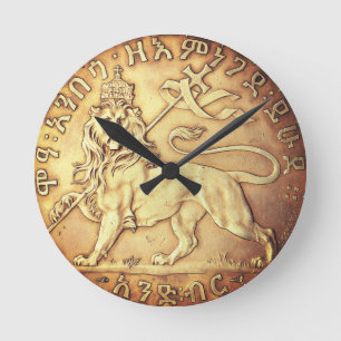 Leeuw Juda Haile Selassie I Jah Rastafari HEEM Ronde Klok