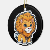 Leeuw Keramisch Ornament (Links)