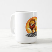 Leeuw Koffiemok (Voorkant links)