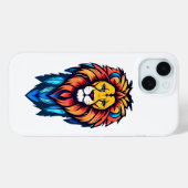 Leeuw Koning, symbool van koninklijkheid Case-Mate iPhone Case (Achterkant (horizontaal))