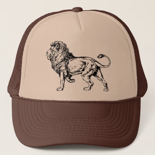 Leeuw - koning van de Oerwoud Trucker Pet (Voorkant)