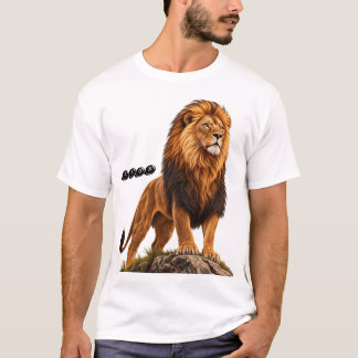 LEEUW — KONING VAN DE WILDE Natuur T-shirt