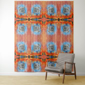 Leeuw - Kunsttapijt - Extra Groot Wandkleed (In situ)