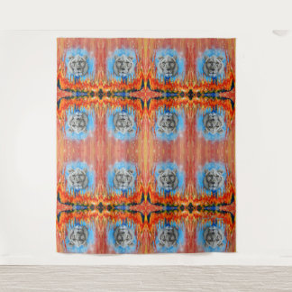 Leeuw - Kunsttapijt - Extra Groot Wandkleed