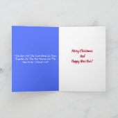 Leeuw & Lam Kerstgroet Kaart (Binnen)