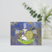 Leeuw Lamb en Duif Briefkaart (Staand voorkant)