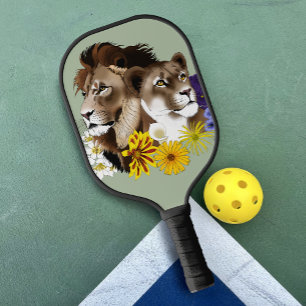 Leeuw Leeuwin Bloemrijk Groen  Pickleball Paddle